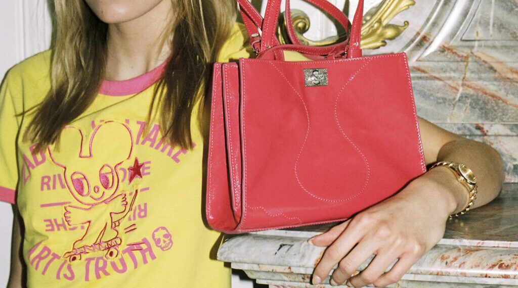 Zadig&Voltaire, Jack Mini, Jack bag, Catherine Gerdes, Francuska, Fall 2025, wood suede, black patent leather, podium patent leather, poppy patent leather, zadig-et-voltaire.com