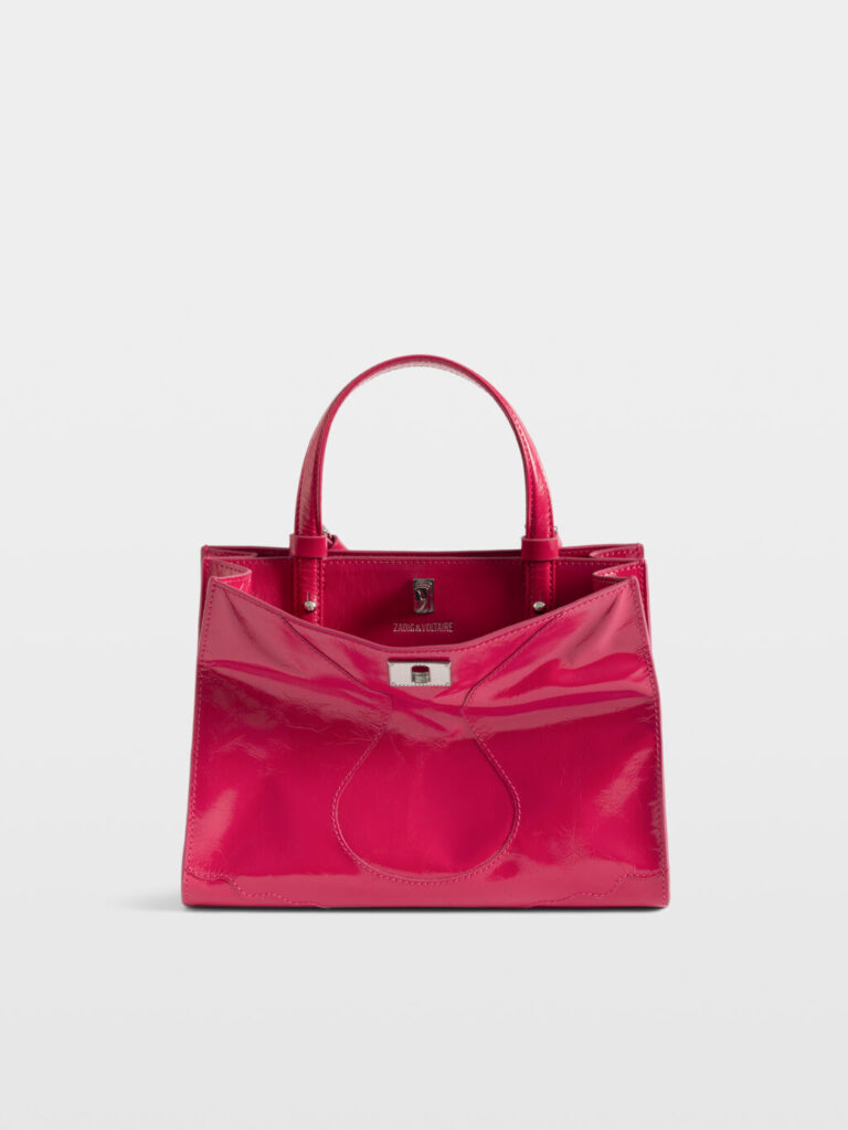 Zadig&Voltaire, Jack Mini, Jack bag, Catherine Gerdes, Francuska, Fall 2025, wood suede, black patent leather, podium patent leather, poppy patent leather, zadig-et-voltaire.com